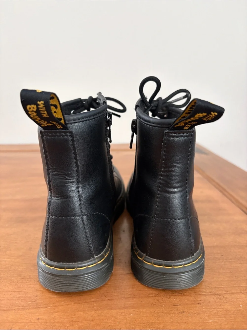 Dr. Martens Black Zavala Combat Boots  Size 5